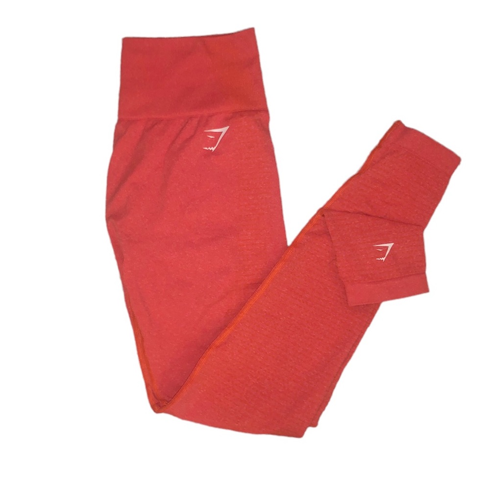 Gymshark VITAL SEAMLESS 2.0 LEGGINGS Orange Marl